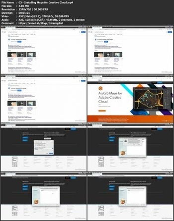 FreeCourseWeb Lynda Esri ArcGIS Maps for Creative Cloud Extension