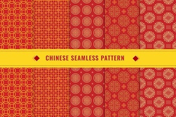 DesignOptimal Chinese Seamless Pattern Vector v2