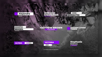 DesignOptimal Videohive Clean Minimal Lower Thirds 25486617