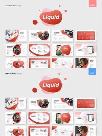 DesignOptimal Liquid Powerpont and Keynote Template