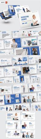 DesignOptimal MARKETING AGENCY Powerpoint V446 and Keynote V445