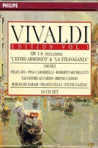 Vivaldi Edition Vol 1 Op 1 6 I Musici Pt 1 5CDs of 10CD