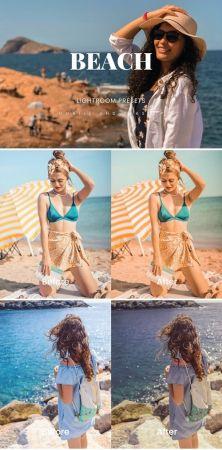 DesignOptimal Beach Lightroom Presets Dekstop and Mobile
