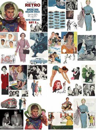 DesignOptimal Retro Americana Magazine Images 2758455