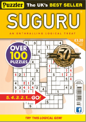 Puzzler Suguru Issue 105 2022