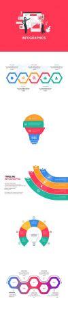 DesignOptimal Mix Bundle Infographic Presentation Template
