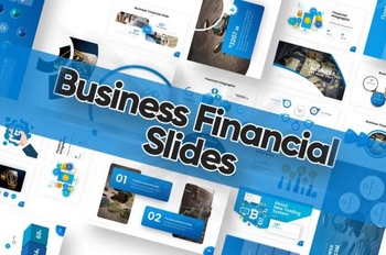DesignOptimal Business Finance Slides Powerpoint Template