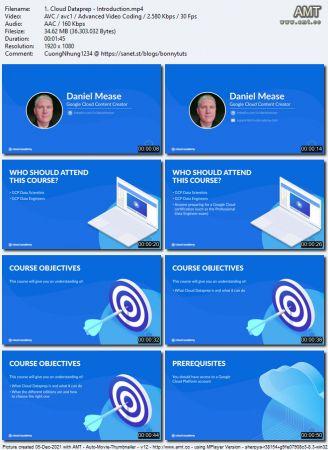 Cloud Academy Introduction to Google Cloud Dataprep