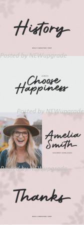 DesignOptimal History Handwritten Font