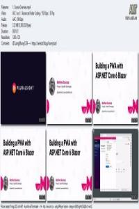 PluralSight Building a PWA with ASP NET Core 6 Blazor FreeCourseWeb