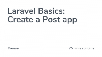 FreeCourseWeb Codecourse Laravel Basics Create a Post app