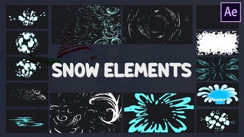 DesignOptimal Cartoon Holiday Elements After Effects 25296252