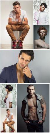 DesignOptimal Handsome and stylish men stock photo