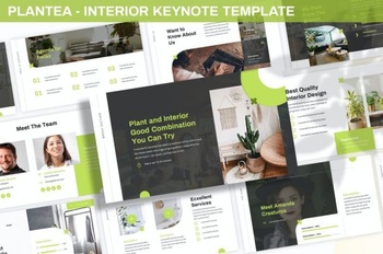 DesignOptimal Plantea Interior Keynote Template