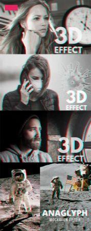 DesignOptimal Anaglyph Photoshop Action 3D Effect