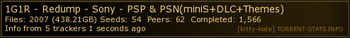 1G1R Redump Sony PlayStation Portable PSN miniS DLC Themes