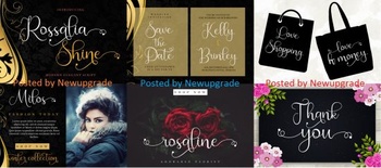 DesignOptimal Rossalia Shine Font