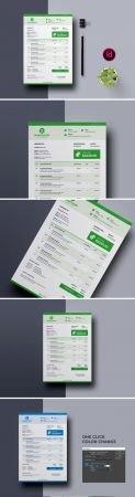 DesignOptimal Invoice Template Vol 3 A4 US Letter Indesign Template