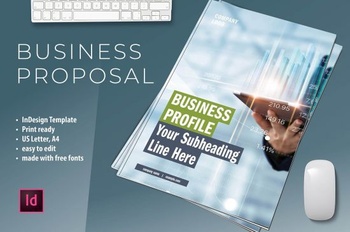 DesignOptimal CreativeMarket Business Proposal Template 5212447
