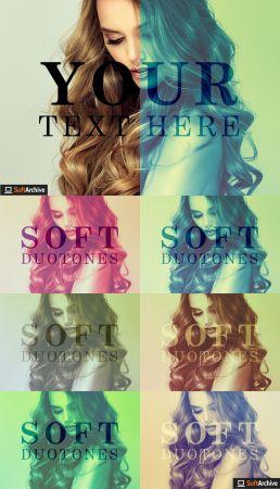 DesignOptimal Soft Duotone Mockup Effect 345975449