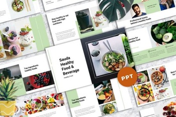 DesignOptimal Sauda Food Beverages Powerpoint Templates