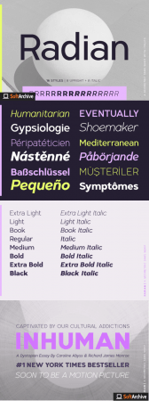 DesignOptimal Radian Font