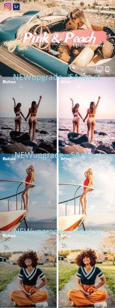 DesignOptimal Pink Peach Lightroom Presets XMP DNG 4360454