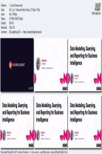 Data Modeling Querying and Reporting for Business Intelligence DevCourseWeb