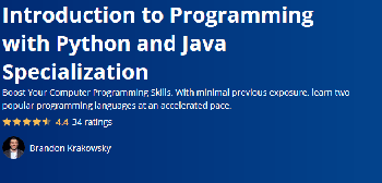 DevCourseWeb Coursera Introduction to Programming with Python and Java