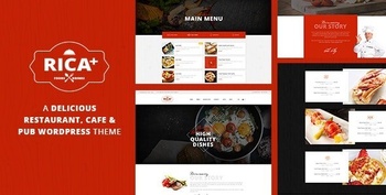 DesignOptimal ThemeForest Rica v2 1 Restaurant Pub WP Theme 17443393