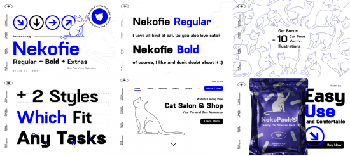 DesignOptimal Nekofie font family
