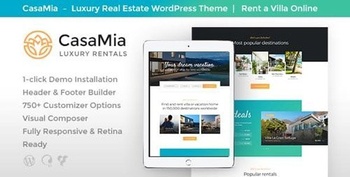 DesignOptimal ThemeForest CasaMia v1 1 3 Property Rental Real Estate WordPress Theme 20992167