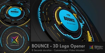 DesignOptimal Videohive BOUNCE 3D Logo Opener 8132327