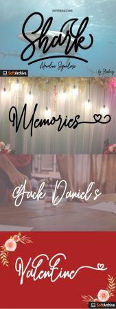 DesignOptimal Shark magical handwritten font