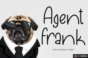 DesignOptimal Agent Frank Fun Display Font