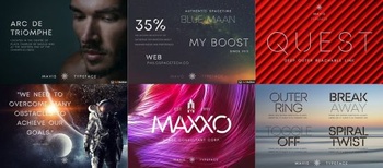 DesignOptimal MAVIS SANS FUTURISTIC Typeface