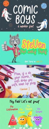 DesignOptimal Comic Boys Display Font