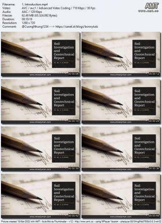 Udemy Soil Investigation and Geotechnical Report