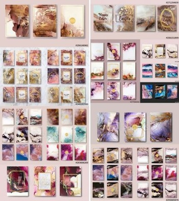 DesignOptimal Liquid Marble Gold Background for Flyer Business card Brochure and Poster vol 4