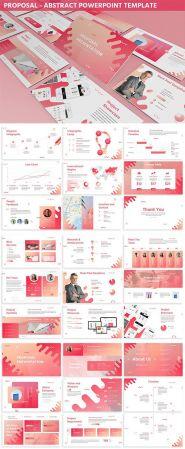 DesignOptimal Proposal Abstract Powerpoint Template