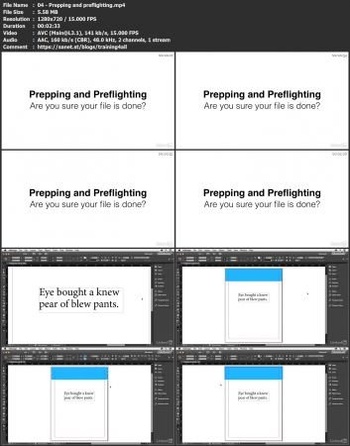 FreeCourseWeb Lynda InDesign Preflight and Printing