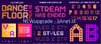 DesignOptimal Dance Floor Mix 18 Font