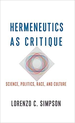CourseHulu Hermeneutics as Critique Science Politics Race and Culture