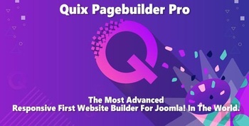 DesignOptimal Quix Pagebuilder Pro v2 7 4 Responsive First Website Builder For Joomla