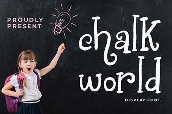 DesignOptimal Chalk World Display Font