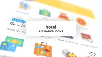 DesignOptimal Videohive Hotel Animation Icons 26634656
