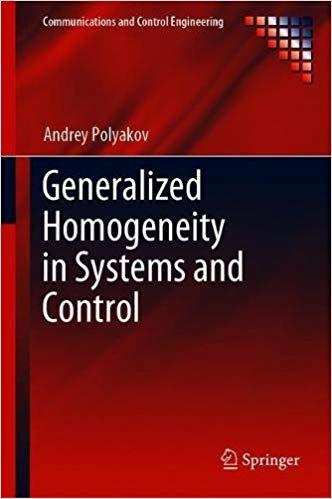 FreeCourseWeb Generalized Homogeneity in Systems and Control