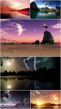 DesignOptimal Sci Fi Landscape Pack 24