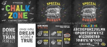 DesignOptimal Chalk Zone Font