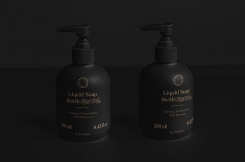 DesignOptimal Liquid Soap Bottle Mockup Vol2